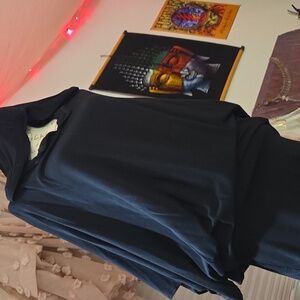 Black Hooded Tunic Dress